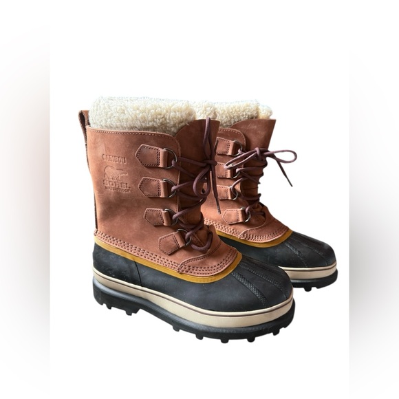Sorel Women’s Caribou Boots Waterproof Size 9.5 Insulated Outdoors Winter - Picture 2 of 9